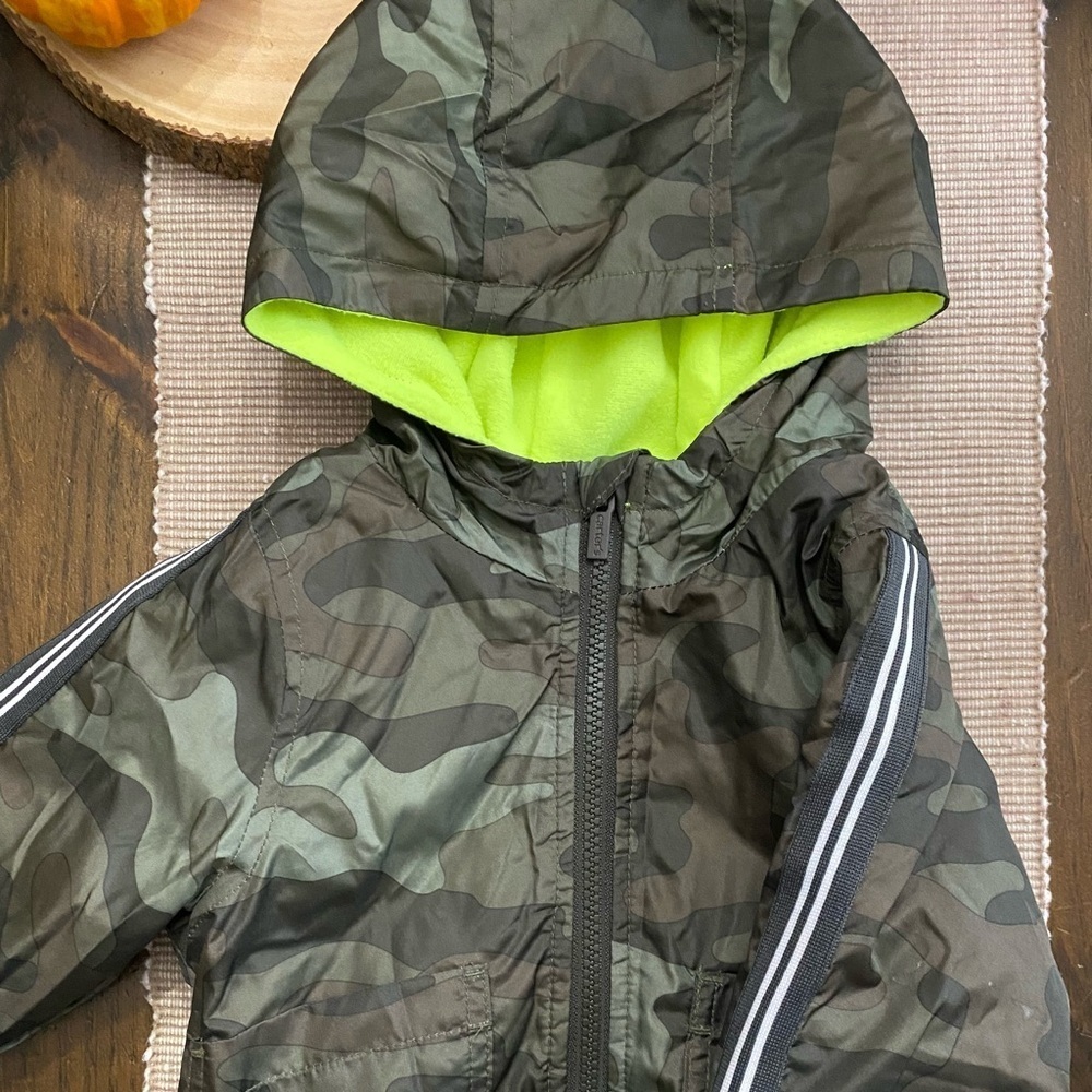 Carters Fleece Lined Camo Jacket 12 Month